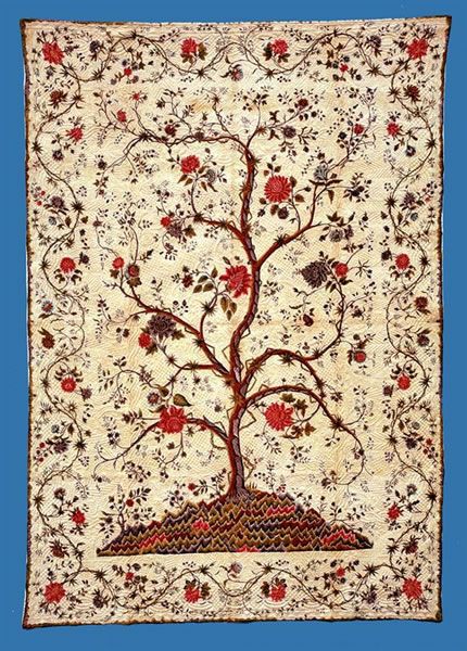 Tree Of Life quilt Gwaun Valley, Pembrokeshire c.1810
